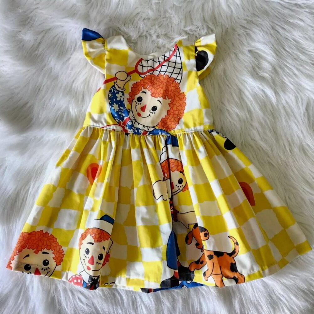 Raggedy Ann Dress- Girls 3T/4T